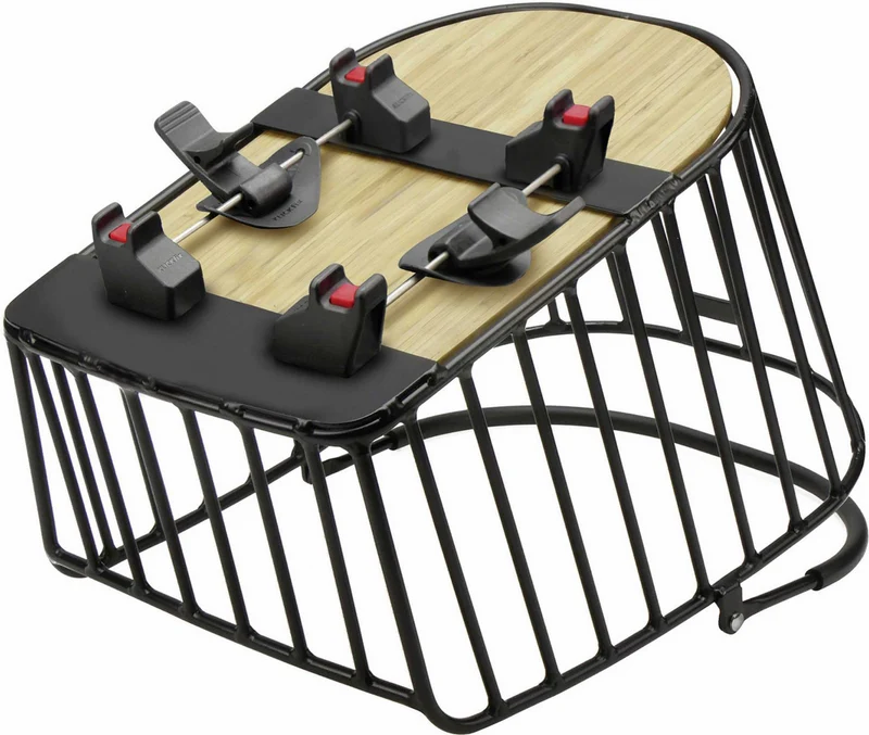 Klickfix Alumino Gt Hinterradkorb für Korbklip schwarz