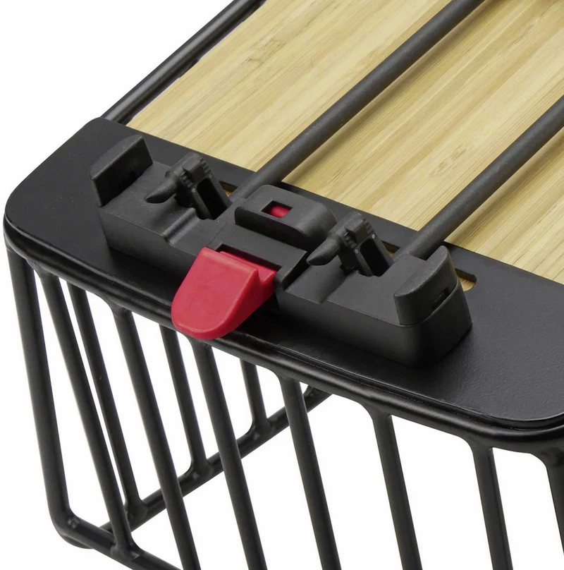 Klickfix Alumino Gt Hinterradkorb für Racktime schwarz