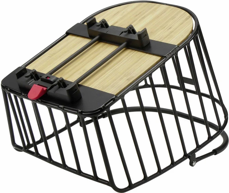 Klickfix Alumino Gt Hinterradkorb für Racktime schwarz