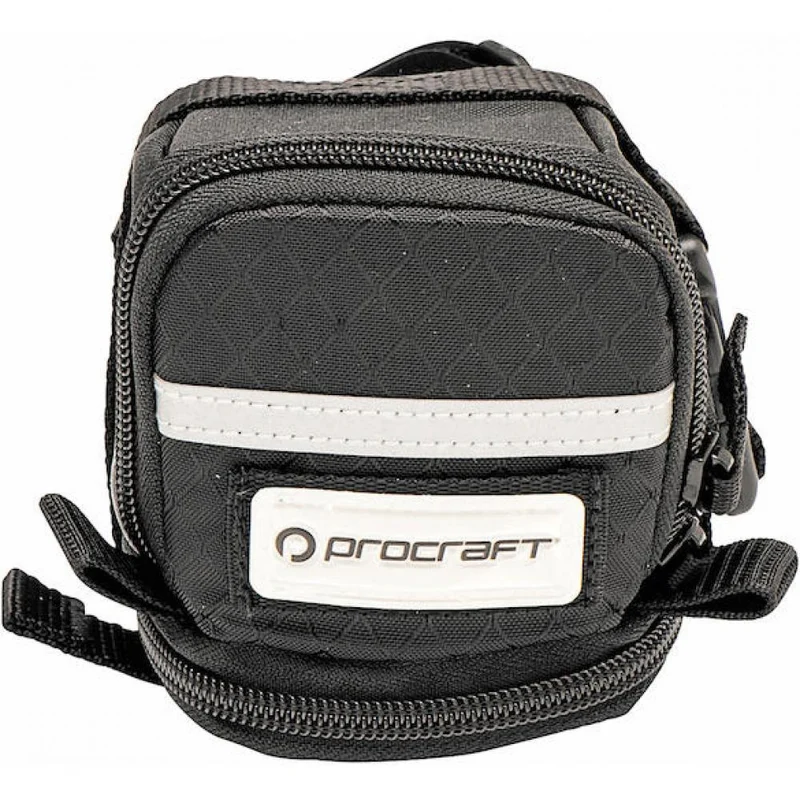 Procraft Satteltasche Maxi II 1,4 L schwarz - robuste, wasserabweisende Rahmentasche