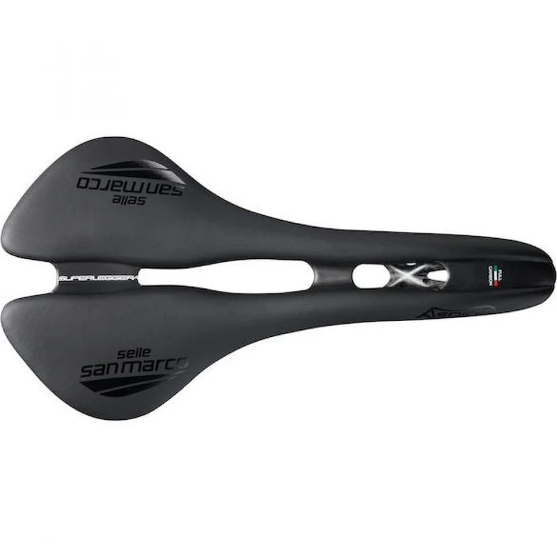 Selle San Marco Sattel Aspide Superleggera 131 x 278 mm Schwarz - ultraleichter Rennradsattel
