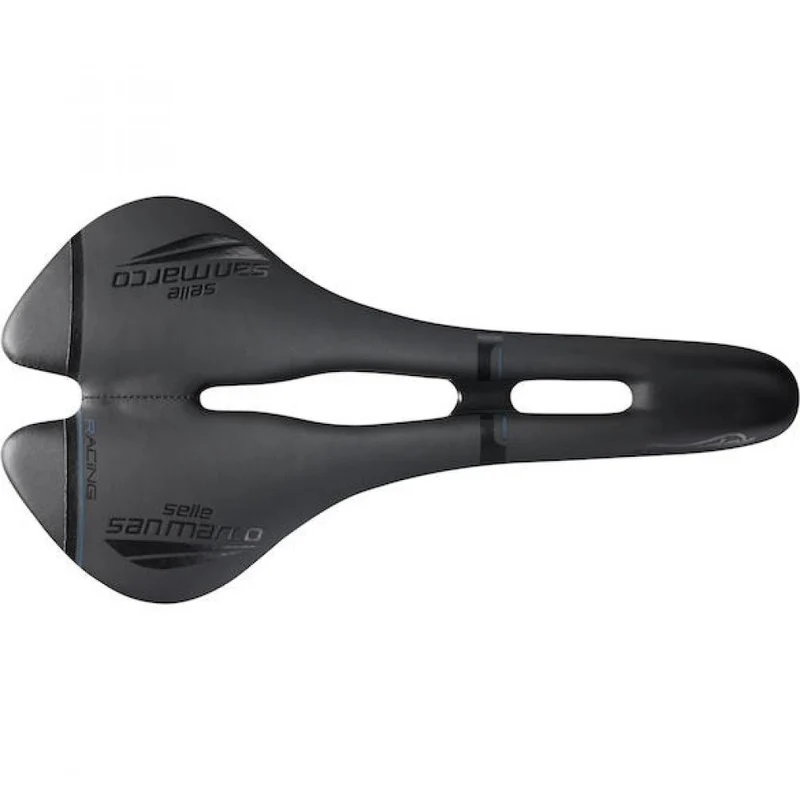 Selle San Marco Sattel Aspide Racing 142 x 277 mm Schwarz - leichter Rennradsattel mit Top-Komfort