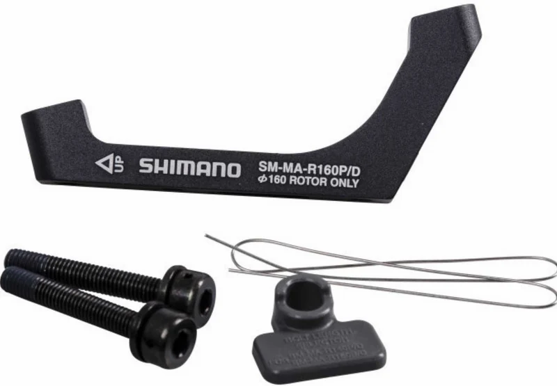 Shimano Scheibenbremsadapter hinten PM-Bremssattel auf Flat Mount Gabel/-Rahmen 160