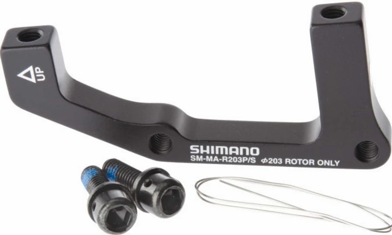 Shimano Scheibenbremsadapter von PM-Bremssattel auf IS-Gabel/-Rahmen hinten 203