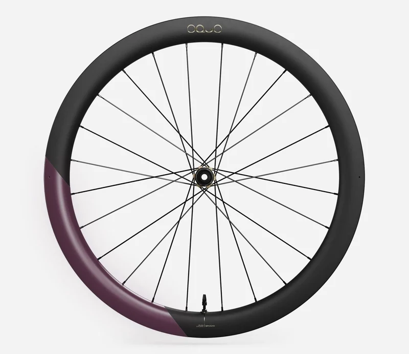 Oquo Hinterrad Gravel RP50LTD Shimano MS Metallic Mulberry