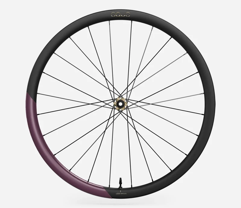Oquo Vorderrad Gravel RP35LTD Metallic Mulberry