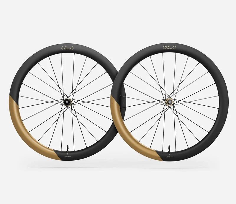 Oquo Laufradsatz Gravel RP50LTD Shimano MS Metallic Golden Sand