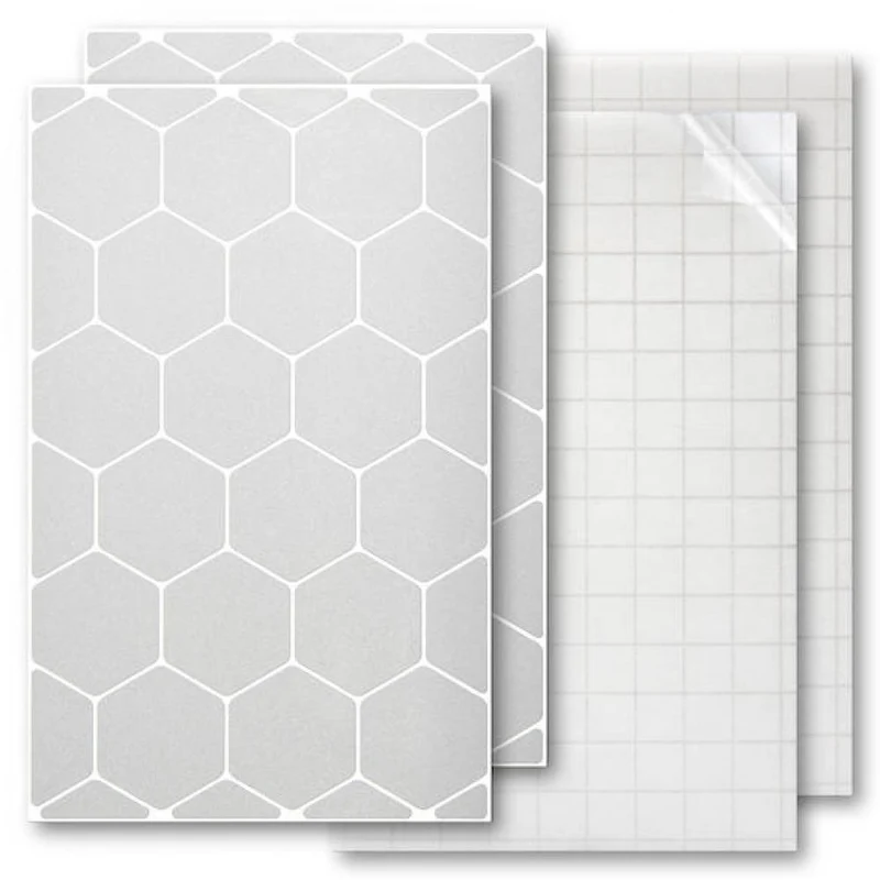 Luxshield Reflektor-Sticker Hexagon S Silber - mehr Sichtbarkeit in moderner Ausführung