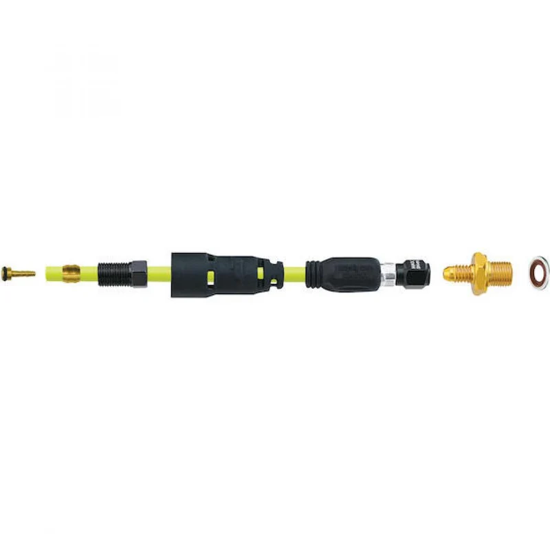 Jagwire Anschlussset Pro Quick-Fit Adapter für Tektro/TRP Schwarz/gold - maximale Bremsperformance