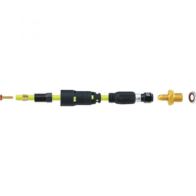 Jagwire Anschlussset Pro Quick-Fit Adapter für Tektro/TRP Universal Schwarz/gold - maximale Bremsperformance