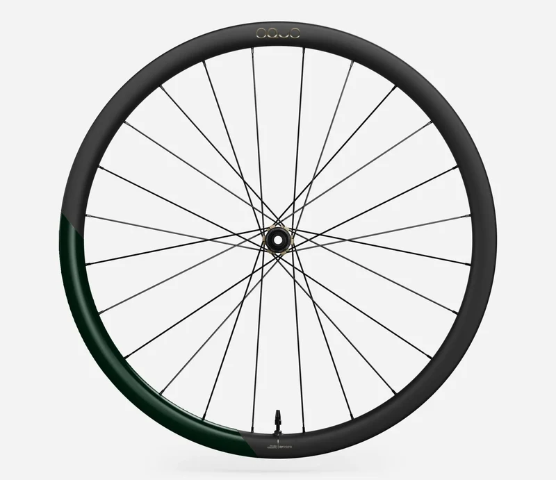 Oquo Hinterrad Gravel RP35LTD Shimano HG Metallic Dark Green
