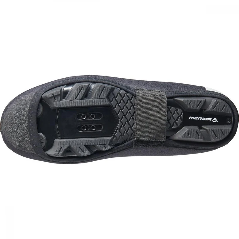 Merida Überschuhe Winter S/37-38 Schwarz - warmer, wasserabweisender Wetterschutz