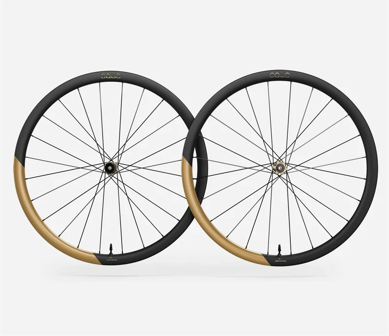 Oquo Laufradsatz Gravel RP35LTD Shimano HG Metallic Golden Sand
