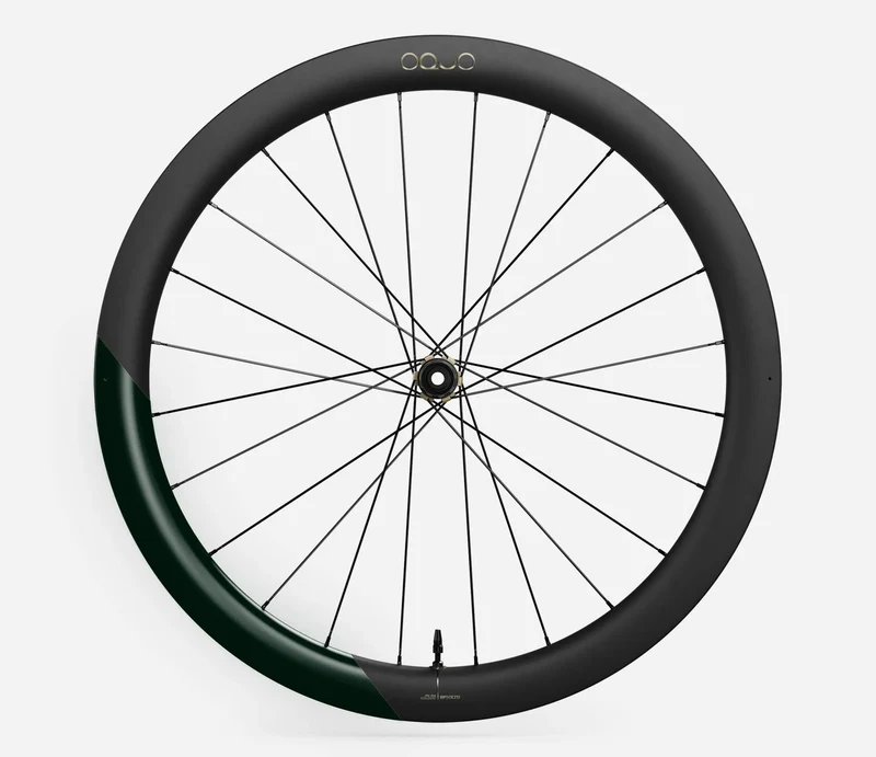 Oquo Hinterrad Gravel RP50LTD Shimano HG Metallic Dark Green