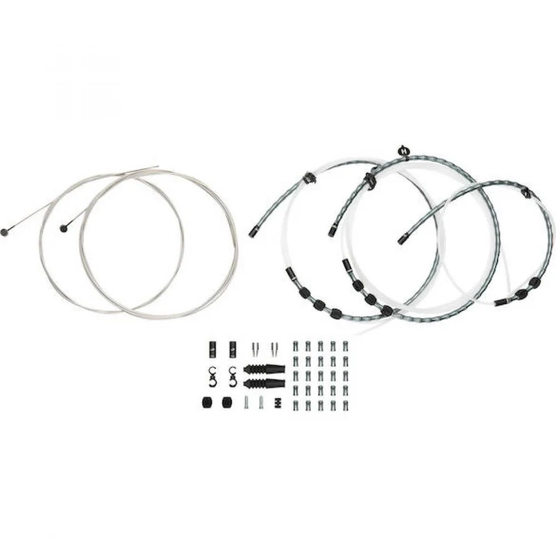 Jagwire Bremszugset Mountain Elite Link Standardlänge Grau - maximale Bremsperformance