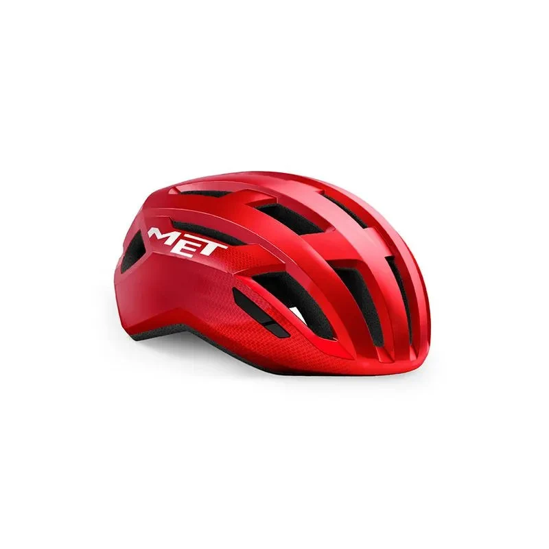 Helm Met Vinci Mips Red Metal Glow