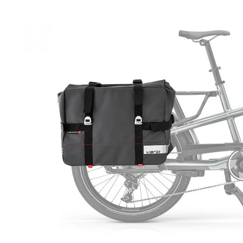 Centurion Cargo Packtaschen-Set für Gepäckträger Vario 2 x 20 Liter Grau - flexible Transportlösung