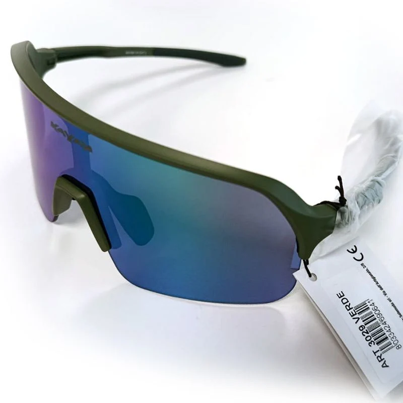 Sonnenbrille Kayak 3029 Schwarzer Rahmen/Grüne Linse