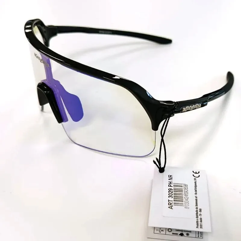 Sonnenbrille Kayak 3029 Schwarzer Rahmen Dunkle Photochrome Linse
