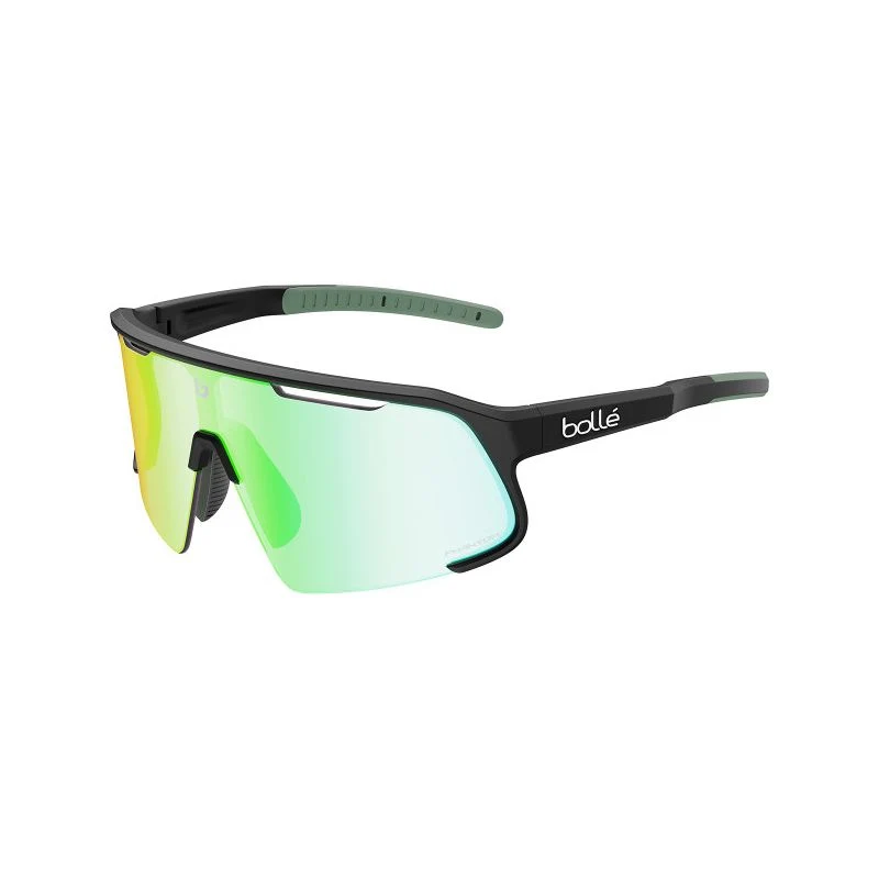 Sonnenbrille Bolle Speedchaser Schwarz Matt Linse Phantom Hellgrün Photochrom