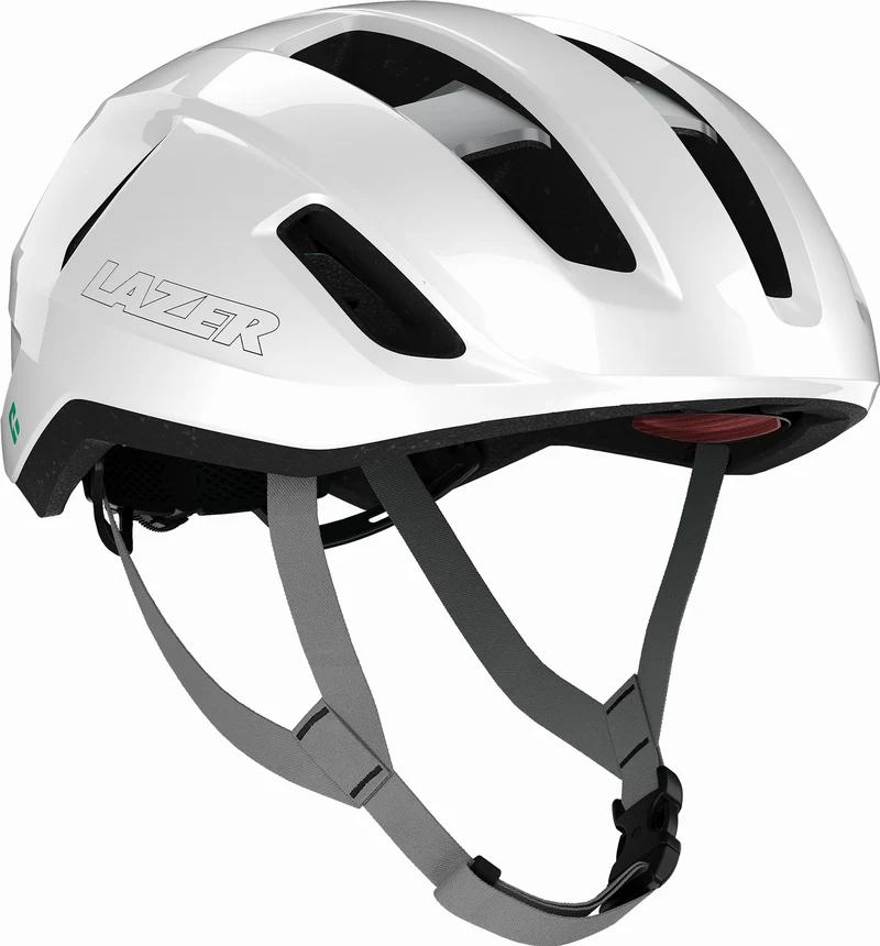 Lazer Sphere KinetiCore Rennrad-Helm white silver