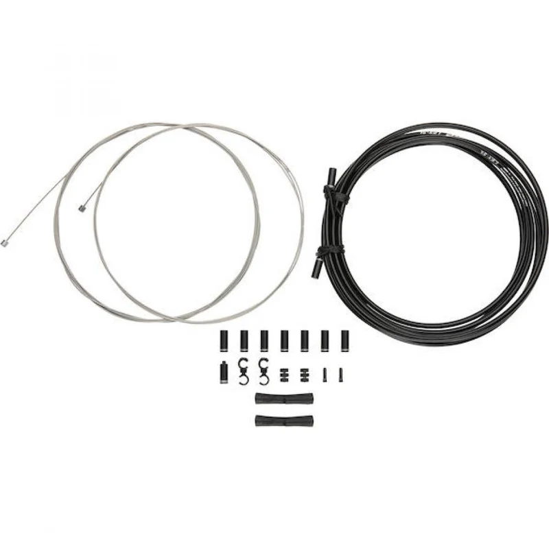 Jagwire Schaltzugset Road & Mountain Sport 2x Schwarz - präzise Schaltperformance