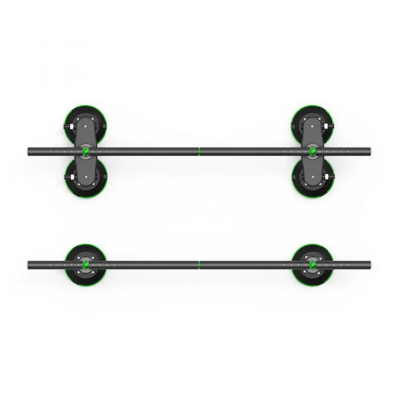 TreeFrog Roundbar Träger 40 kg Schwarz - vielseitiger Dachträger ohne Reling