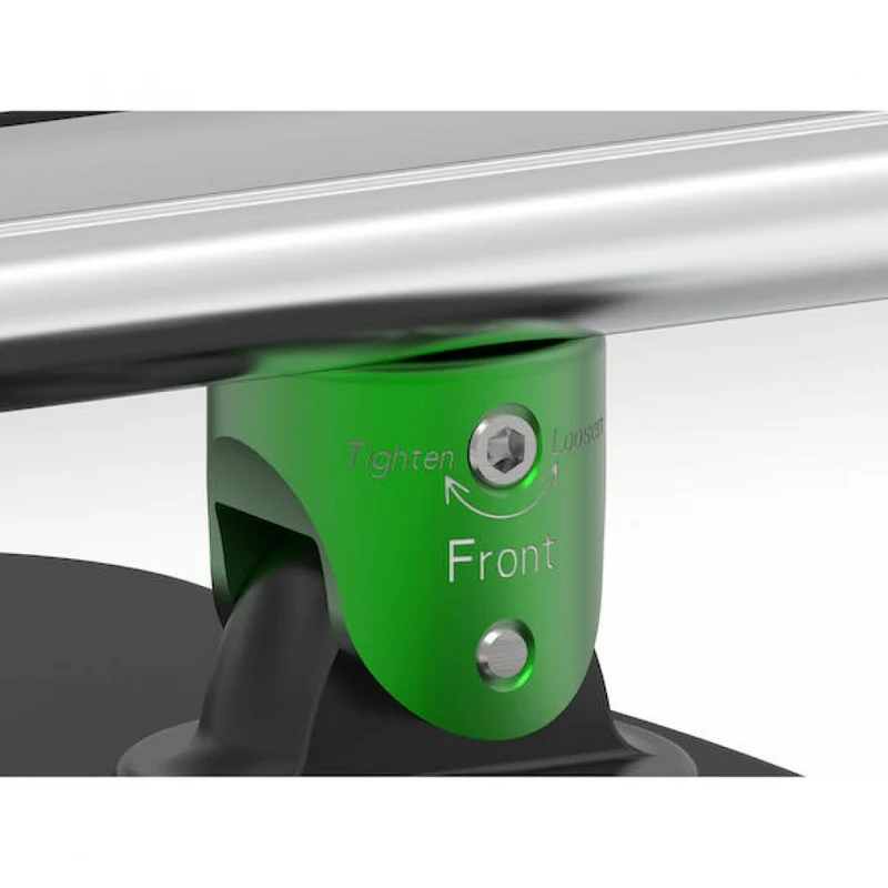TreeFrog Crossbar Träger Silber Max 1220 x 150-330mm Silber - flexibler Dachträger ohne Reling