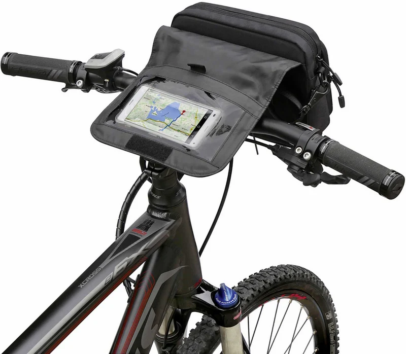 KLICKfix SmartBag Touch Lenkertaschen schwarz
