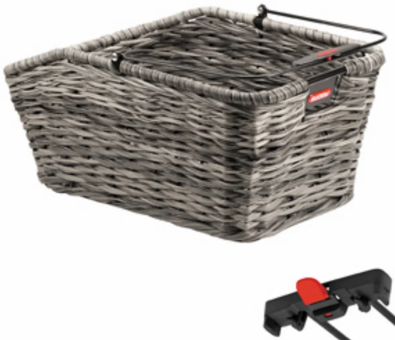 KLICKfix Structura GT Gepäckträgerkorb für Racktime schilfgrau
