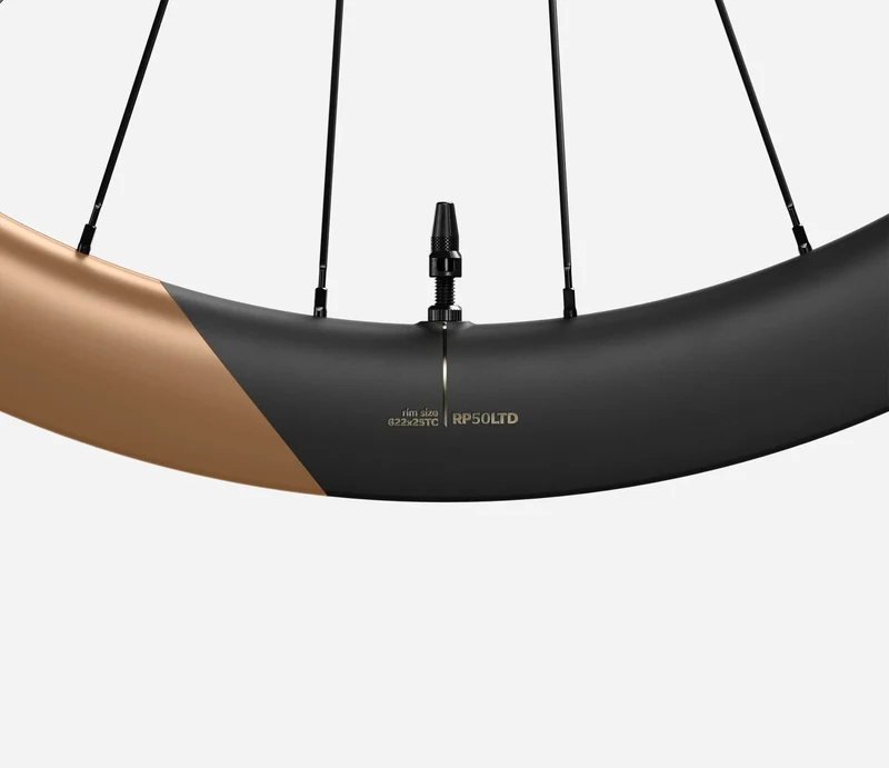 Oquo Hinterrad Gravel RP50LTD Shimano MS Metallic Cinnamon