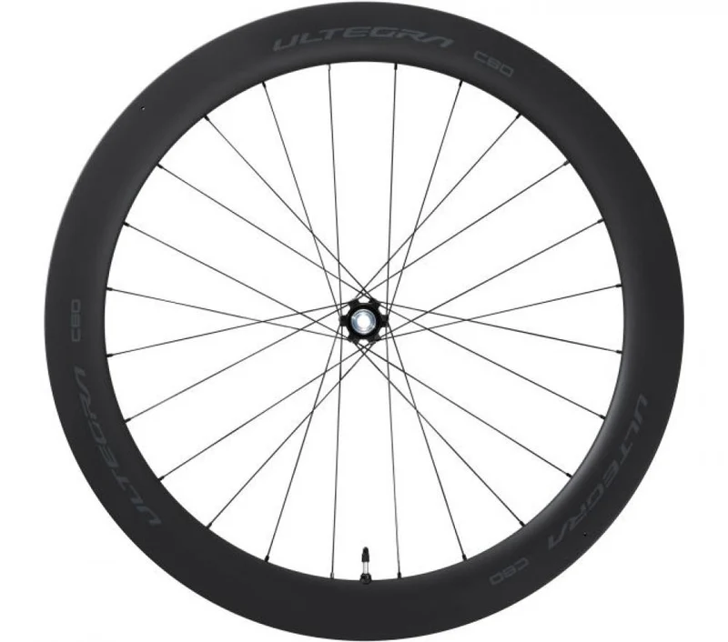 SHIMANO Vorderrad ULTEGRA WH-R8170 C60 TL Laufrad 28" 24 Loch Center-Lock 100x12 mm