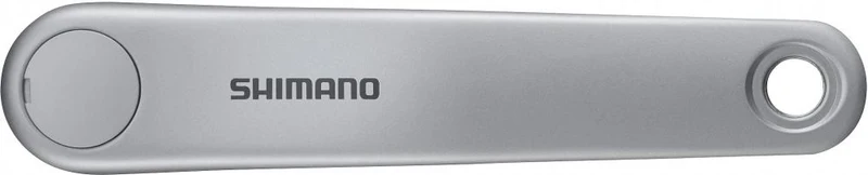 SHIMANO Kurbelarm E-BIKE SYSTEMS FC-E5000 Links - 175mm, Silber