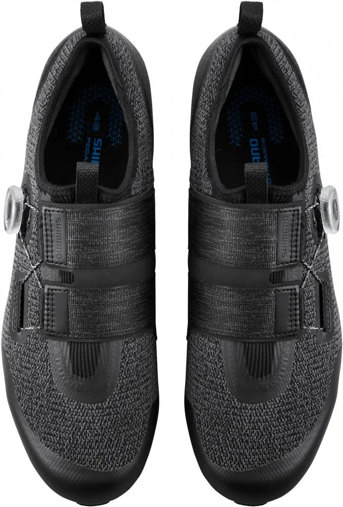 SHIMANO Fahrradschuhe IC5011 Herren/Damen Road SPD Größe 47, Schwarz