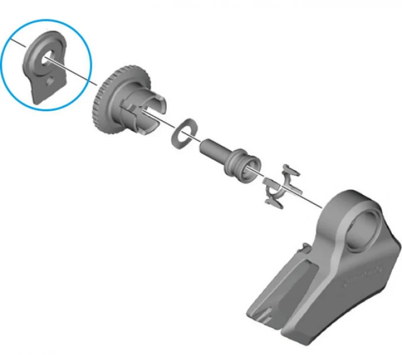 SHIMANO CD-EM800 Abstandhalter 55 mm Kettenlinie - 55 mm