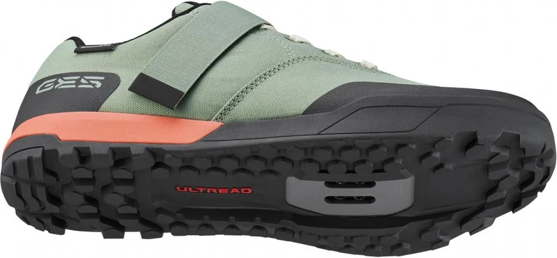 SHIMANO Fahrradschuhe GE500 MTB SPD Herren/Damen Typ - Größe 44, Grün
