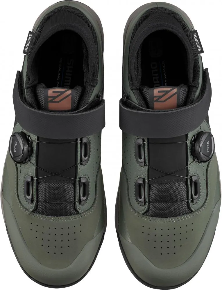 SHIMANO Fahrradschuhe GE900 Herren/Damen MTB SPD Größe 44 Fahrradschuhe - Grün