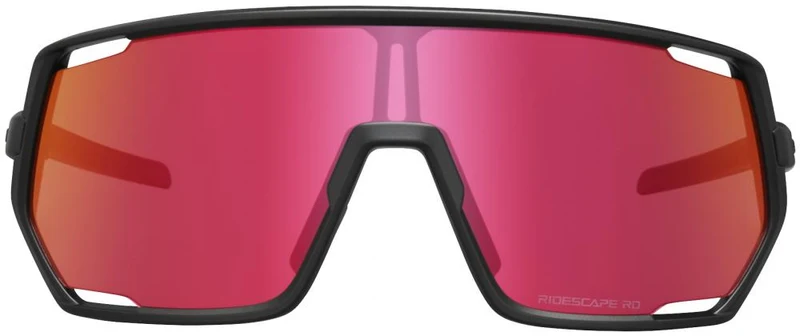 SHIMANO TECHNIUM MATTE BLACK RIDESCAPE RD Brille - robustes Vollranddesign für Strasse und Offroad
