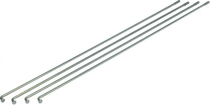 Exal SPEICHE 2MM, 300MM, glatt, silber, 100 Stück - stabile Fahrradspeichen für zuverlässige Laufräder