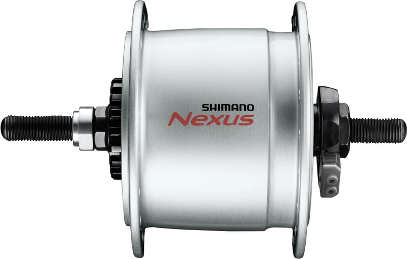 SHIMANO Nabendynamo NEXUS DH-C6000-1R - 6000-1, 1,, Silber 36 Loch