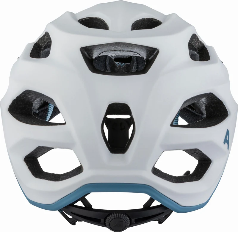 Alpina Carapax 2.0 MTB-Helm white pebble blue matt