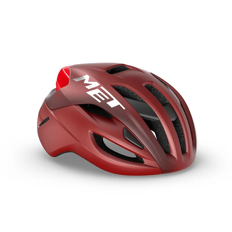 Helm Met Rival Mips Red Dahlia Mate