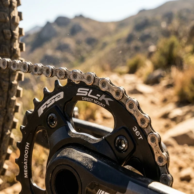 FSA SL-K MTB Kettenblatt 96 mm x 36 T Schwarz - Direct Mount Megatooth