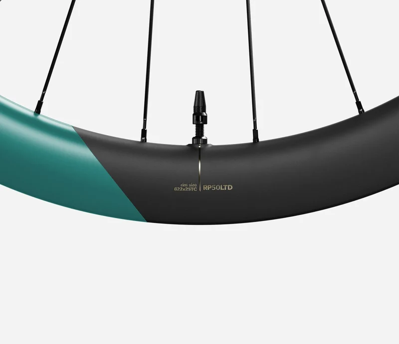 Oquo Vorderrad Gravel RP50LTD Metallic Jade