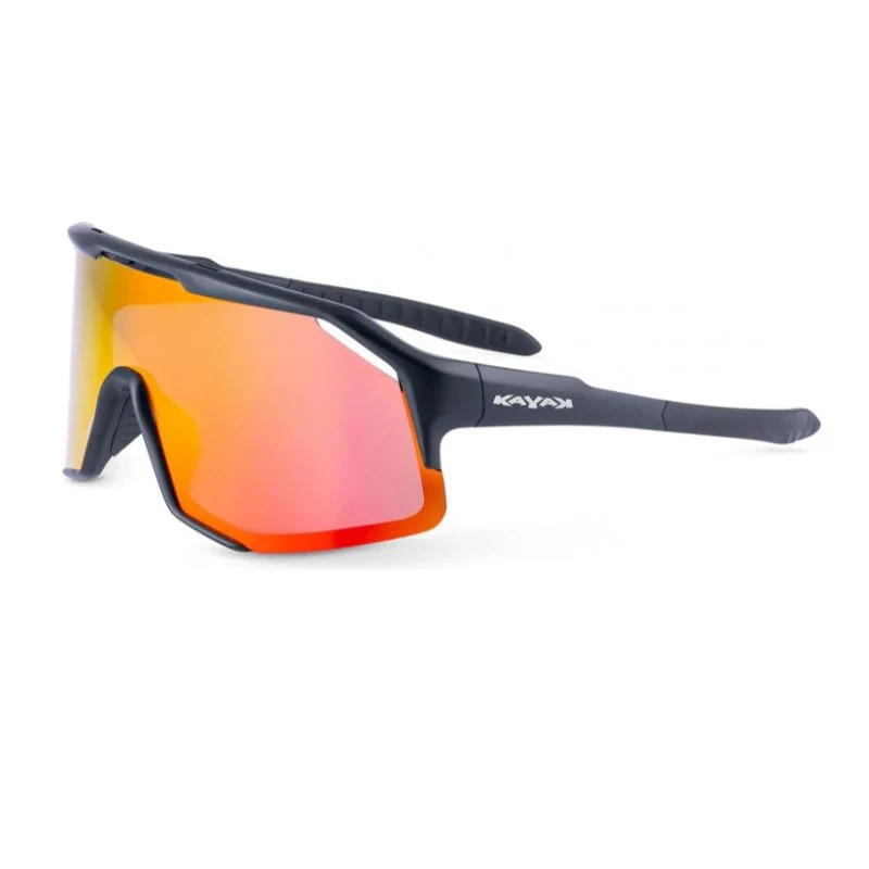Sonnenbrille Kayak 2999 Schwarz/Rote Linse