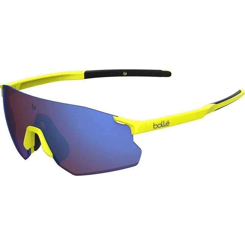 Sonnenbrille Bolle Icarus Fluoreszierend Gelb Matt Linse Braun Blau