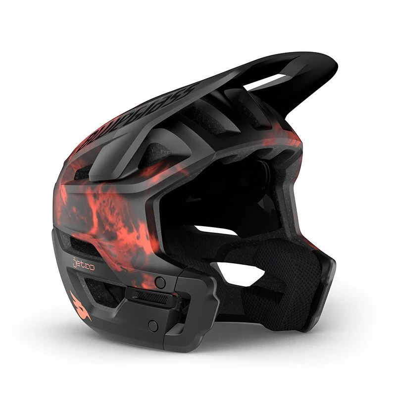 Helm Bluegrass Jethro Mips Black/Orange Coral Smoked Mate