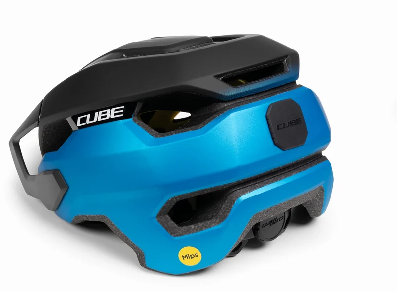 Cube Stray X Actionteam MTB-Helm blue