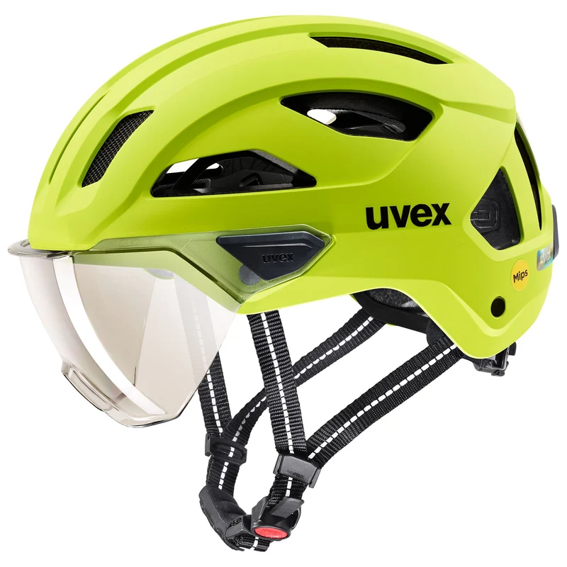 Uvex Stride Visor Mips Helm lime matt
