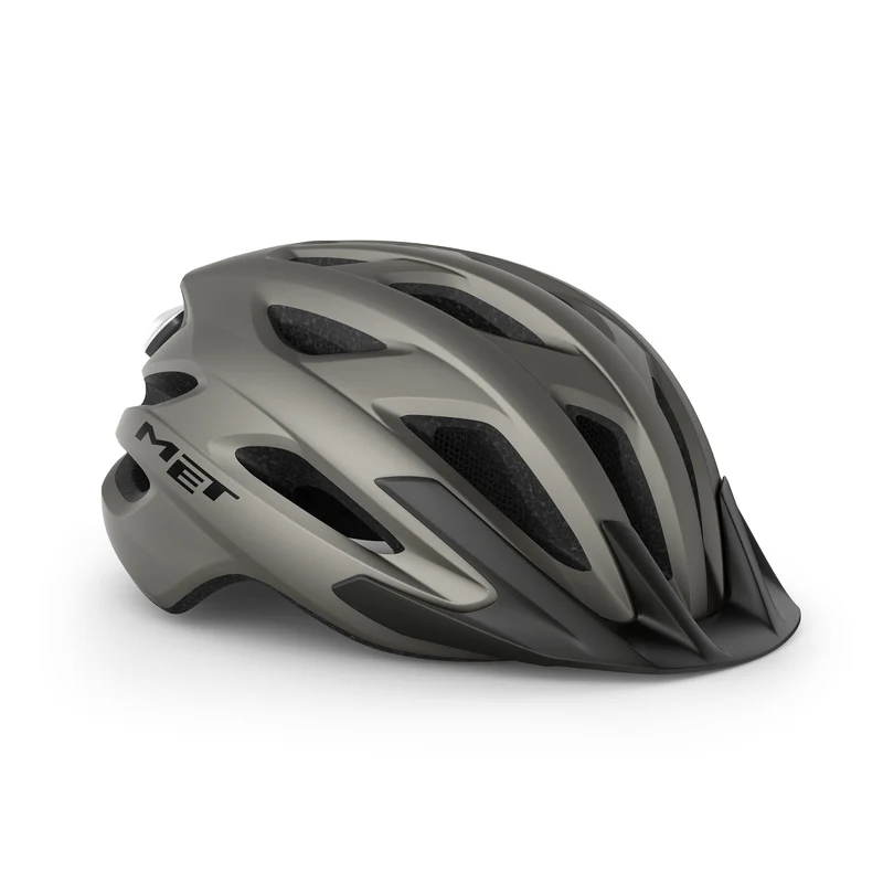 Helm Met Crossover Titanium Mate